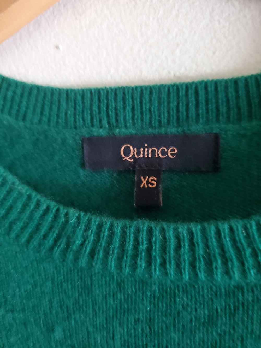 Quince Mangolian Cashmere Crewneck  Sweater Everglade Suze XS. - Picture 4 of 10